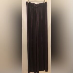 Dark Brown Charli of London Stretchy Knit Trousers